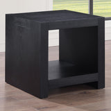  Steve Silver Furniture Aubrey AUB100KE Black End Table IMAGE 6