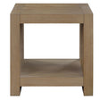  Steve Silver Furniture Aubrey AUB100NE Brown End Table IMAGE 1