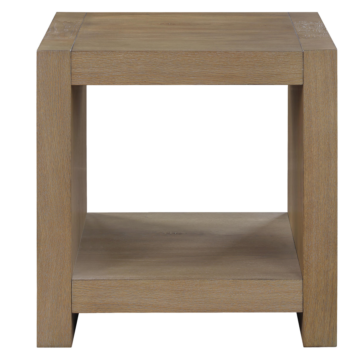  Steve Silver Furniture Aubrey AUB100NE Brown End Table IMAGE 1