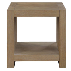  Steve Silver Furniture Aubrey AUB100NE Brown End Table IMAGE 1