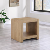  Steve Silver Furniture Aubrey AUB100NE Brown End Table IMAGE 5