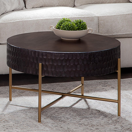  Steve Silver Furniture Bobbi BB200RC Round Cocktail Table IMAGE 5