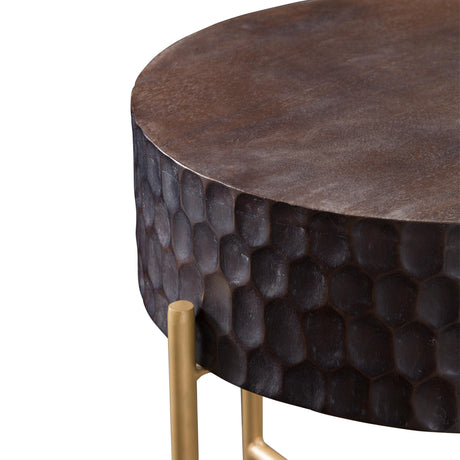  Steve Silver Furniture Bobbi BB200RE Round End Table IMAGE 3