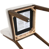  Steve Silver Furniture Canton CNT500US Upholstered Side Chair IMAGE 8
