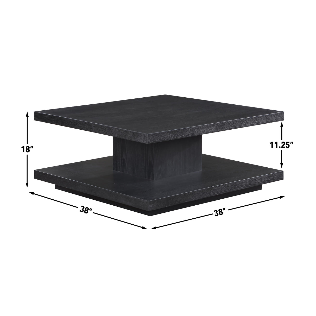  Steve Silver Furniture Canyon CAN100KC Black Cocktail Table IMAGE 6