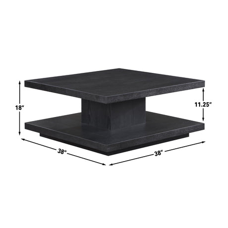  Steve Silver Furniture Canyon CAN100KC Black Cocktail Table IMAGE 6
