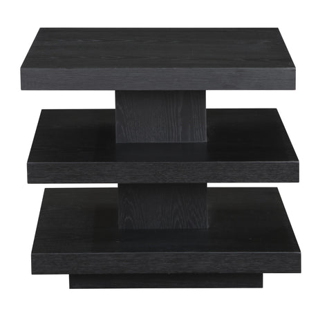  Steve Silver Furniture Canyon CAN100KE Black End Table IMAGE 1
