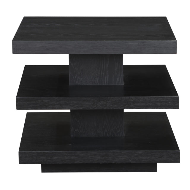  Steve Silver Furniture Canyon CAN100KE Black End Table IMAGE 1