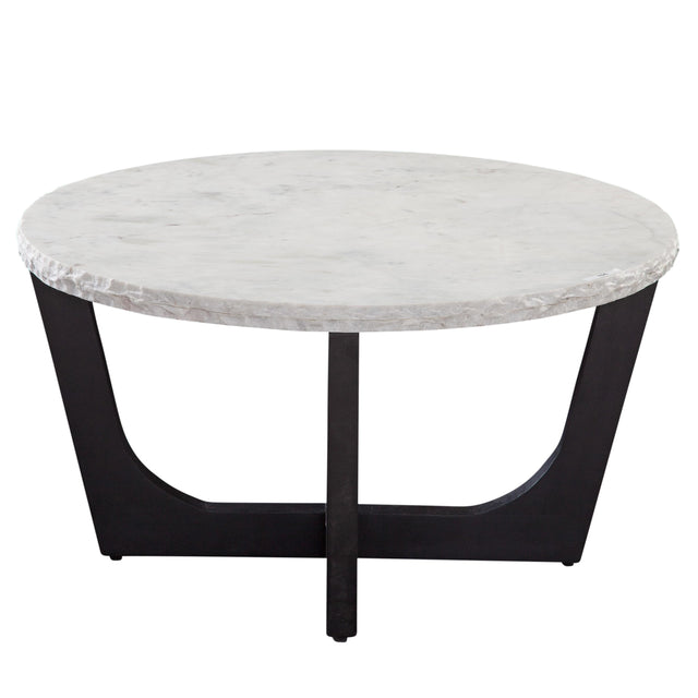  Steve Silver Furniture Chrissy CH200WRC White Marble Top Cocktail Table IMAGE 1