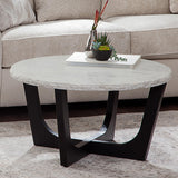  Steve Silver Furniture Chrissy CH200WRC White Marble Top Cocktail Table IMAGE 5