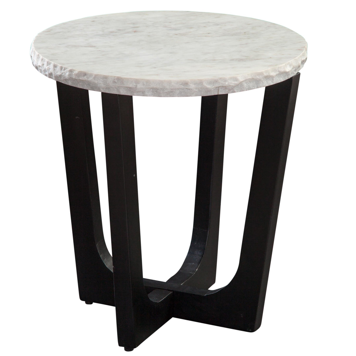  Steve Silver Furniture Chrissy CH200WRE White Marble Top End Table IMAGE 3