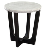  Steve Silver Furniture Chrissy CH200WRE White Marble Top End Table IMAGE 3
