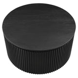  Steve Silver Furniture Colvin COL100KC Black Coffee Table IMAGE 2