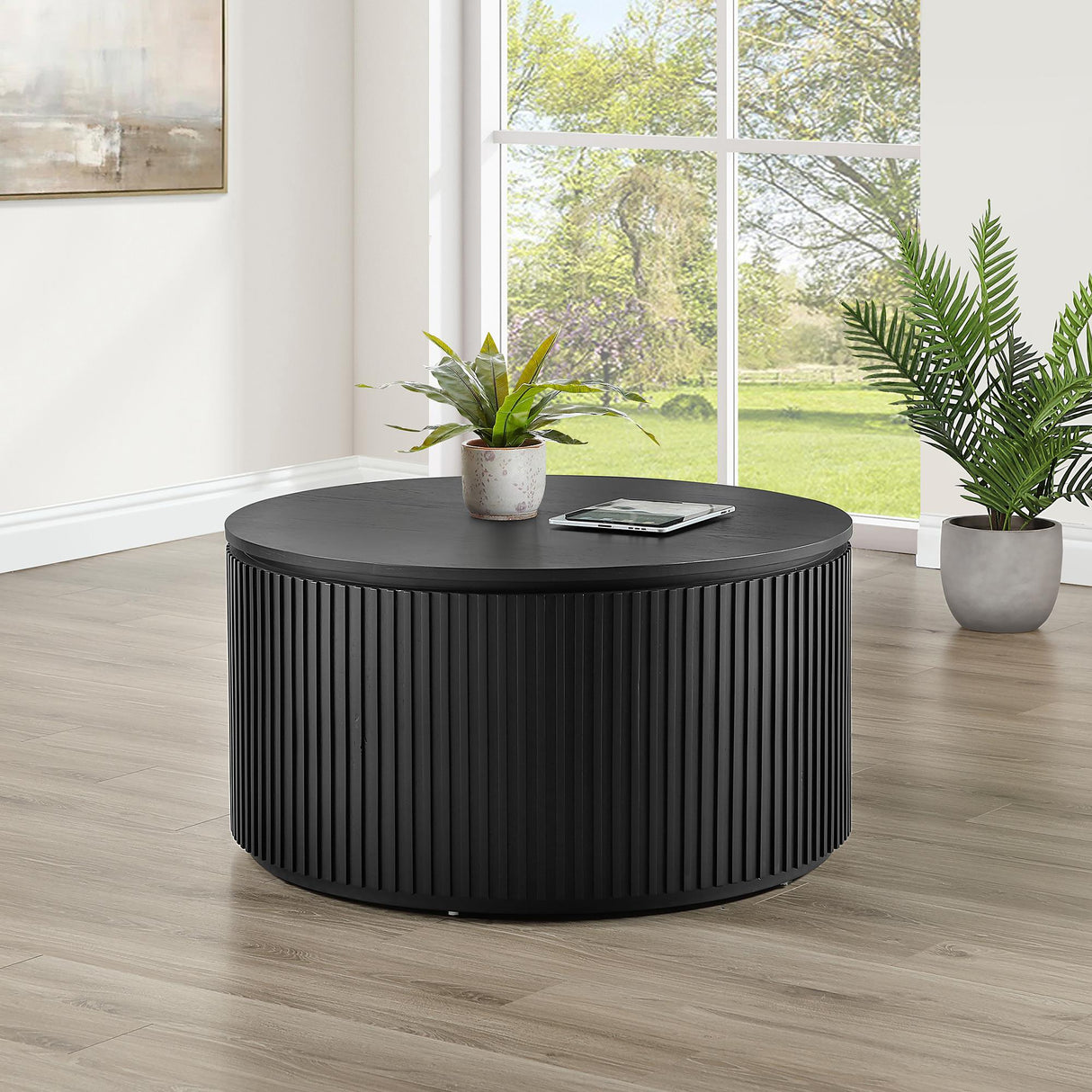  Steve Silver Furniture Colvin COL100KC Black Coffee Table IMAGE 4