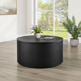  Steve Silver Furniture Colvin COL100KC Black Coffee Table IMAGE 4