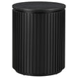  Steve Silver Furniture Colvin COL100KE Black End Table IMAGE 1