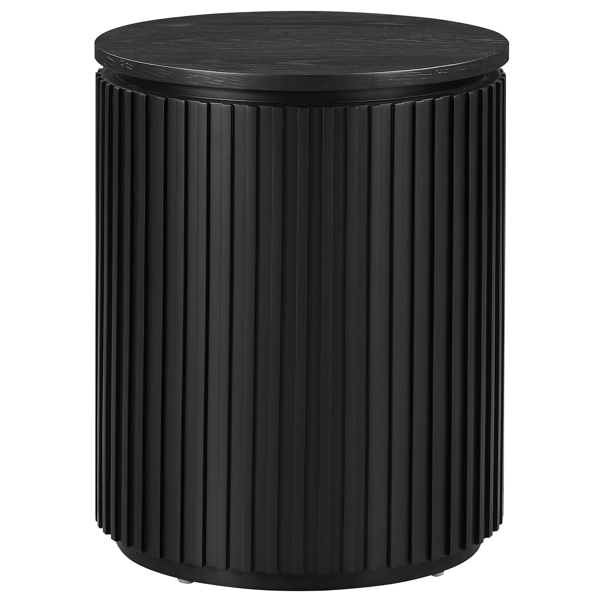  Steve Silver Furniture Colvin COL100KE Black End Table IMAGE 1