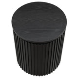  Steve Silver Furniture Colvin COL100KE Black End Table IMAGE 2