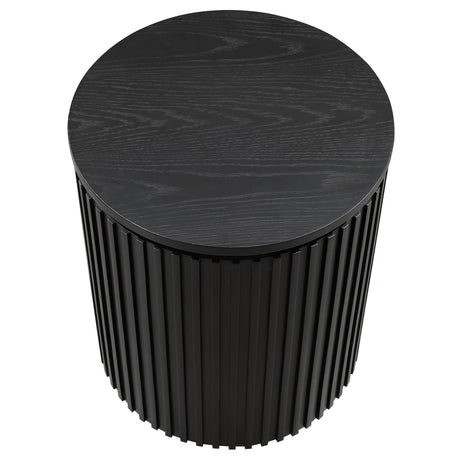  Steve Silver Furniture Colvin COL100KE Black End Table IMAGE 2