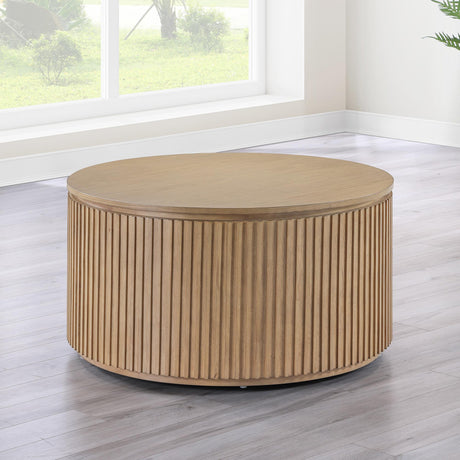  Steve Silver Furniture Colvin COL100NC Brown Coffee Table IMAGE 4