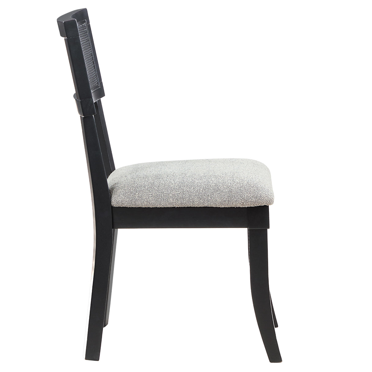  Steve Silver Furniture Colvin COL500KS Black Cane Side Chair IMAGE 4