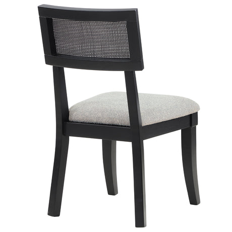  Steve Silver Furniture Colvin COL500KS Black Cane Side Chair IMAGE 5