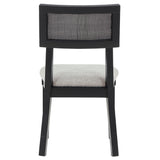  Steve Silver Furniture Colvin COL500KS Black Cane Side Chair IMAGE 6