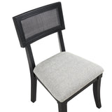  Steve Silver Furniture Colvin COL500KS Black Cane Side Chair IMAGE 7