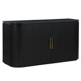  Steve Silver Furniture Colvin COL500KSV Black Server IMAGE 2