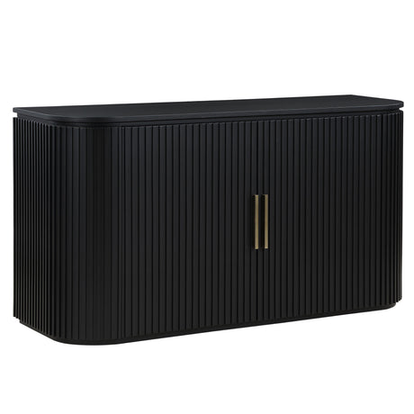  Steve Silver Furniture Colvin COL500KSV Black Server IMAGE 2