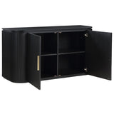  Steve Silver Furniture Colvin COL500KSV Black Server IMAGE 3