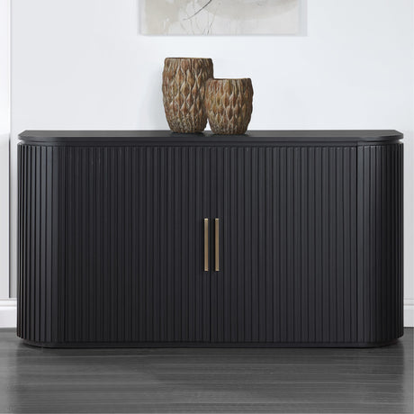  Steve Silver Furniture Colvin COL500KSV Black Server IMAGE 6