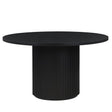 Steve Silver Furniture Colvin COL500K-TTTB 52" Round Dining Table, Black IMAGE 1