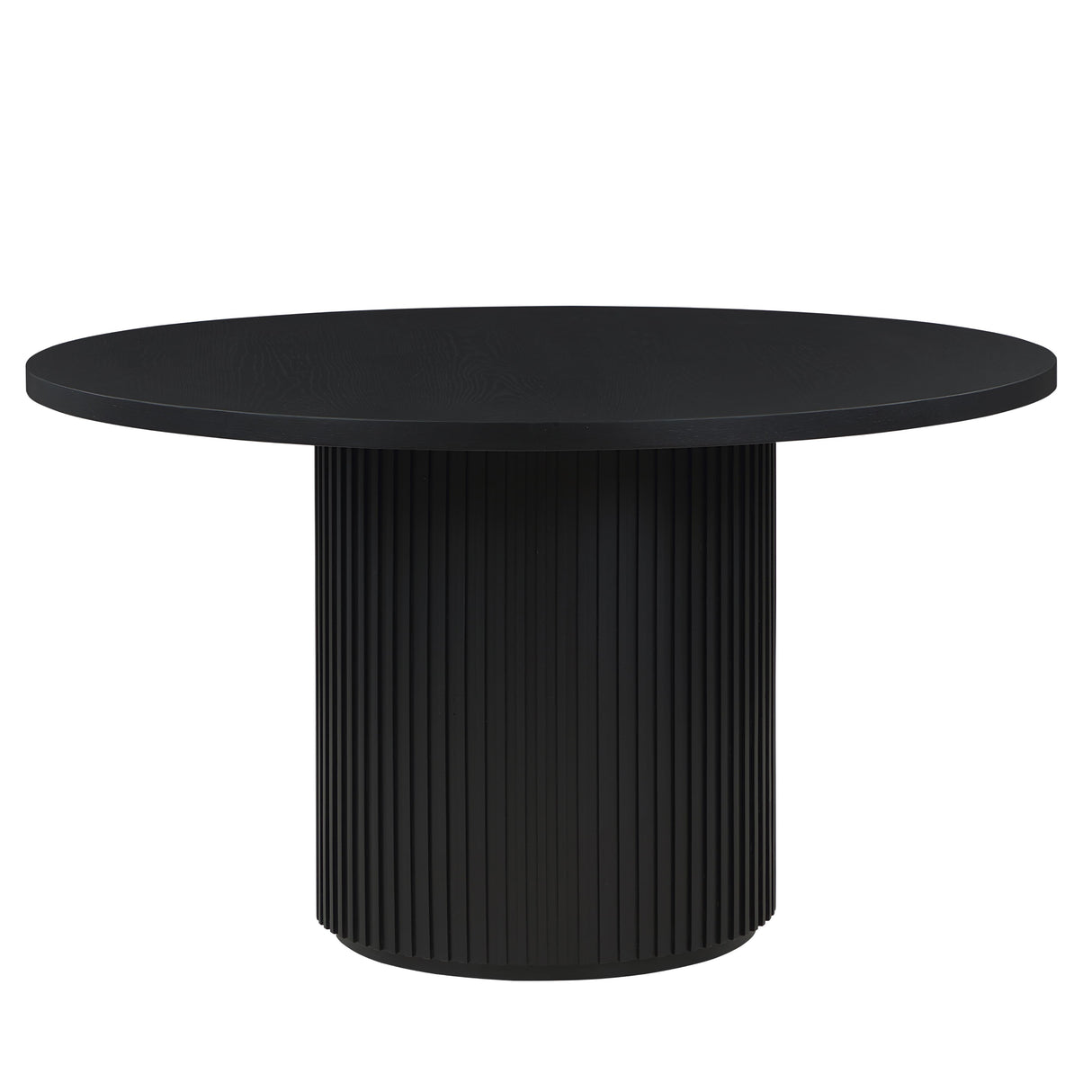  Steve Silver Furniture Colvin COL500K-TTTB 52" Round Dining Table, Black IMAGE 1