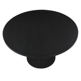  Steve Silver Furniture Colvin COL500K-TTTB 52" Round Dining Table, Black IMAGE 2