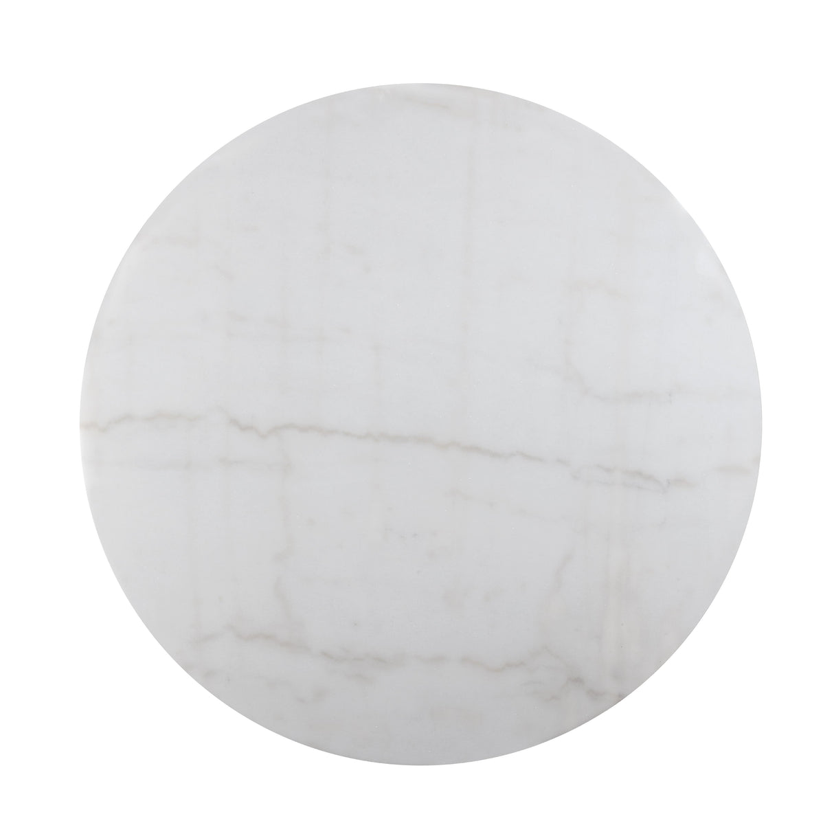  Steve Silver Furniture Colvin COL500KW-MTTB 52" Rnd White Marble Dining Table IMAGE 3