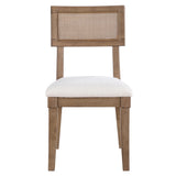  Steve Silver Furniture Colvin COL500NS Brown Cane Side Chair IMAGE 2