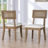  Steve Silver Furniture Colvin COL500NS Brown Cane Side Chair IMAGE 9