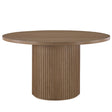  Steve Silver Furniture Colvin COL500N-TTTB 52" Round Dining Table, Brown IMAGE 1