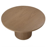  Steve Silver Furniture Colvin COL500N-TTTB 52" Round Dining Table, Brown IMAGE 4