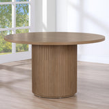  Steve Silver Furniture Colvin COL500N-TTTB 52" Round Dining Table, Brown IMAGE 5