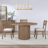 Steve Silver Furniture Colvin COL500N-TTTB 52" Round Dining Table, Brown IMAGE 7