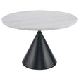  Steve Silver Furniture Conrad CD480-DTB-WBK Black Base Dining Table IMAGE 1