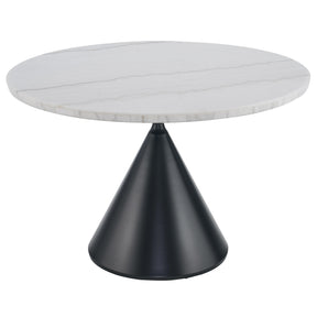  Steve Silver Furniture Conrad CD480-DTB-WBK Black Base Dining Table IMAGE 1