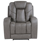  Steve Silver Furniture Daniel DAE800C Triple Pwr Leather Theater Recliner IMAGE 1