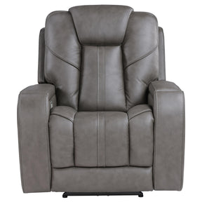  Steve Silver Furniture Daniel DAE800C Triple Pwr Leather Theater Recliner IMAGE 1