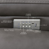  Steve Silver Furniture Daniel DAE800C Triple Pwr Leather Theater Recliner IMAGE 10