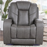  Steve Silver Furniture Daniel DAE800C Triple Pwr Leather Theater Recliner IMAGE 11