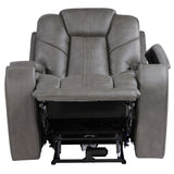  Steve Silver Furniture Daniel DAE800C Triple Pwr Leather Theater Recliner IMAGE 2