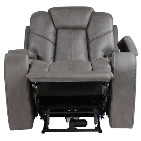  Steve Silver Furniture Daniel DAE800C Triple Pwr Leather Theater Recliner IMAGE 2